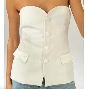 Zara Mixed Satin Effect Bustier